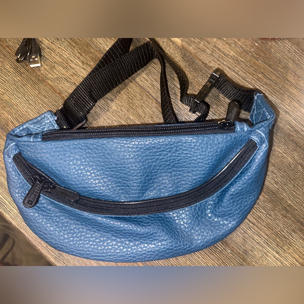 Vintage Blue Majestic Fanny Pack